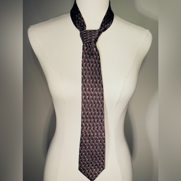 Mark Jason Boys' 100% Silk Neck Tie Classic Preppy Corpcore Heritage - Picture 2 of 7